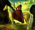 Equestrian Fantasy Portrait of Lady Dunn Salvador Dali
